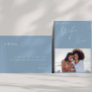 Dusty Blue Photo Matron of Honor Proposal Card