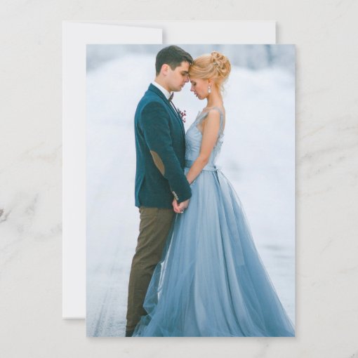 Dusty Blue Pink Floral Lace Lights Photo Wedding Invitation Zazzle