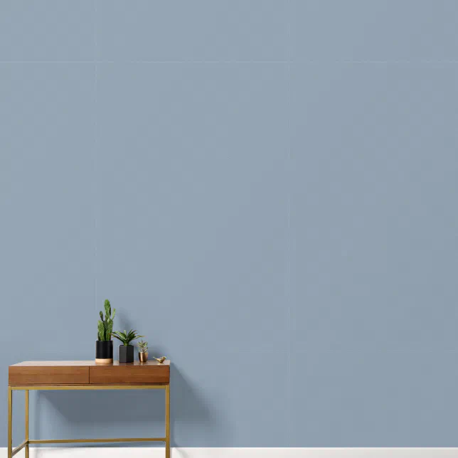 Dusty Blue Plain Solid Custom Color Background Wallpaper | Zazzle