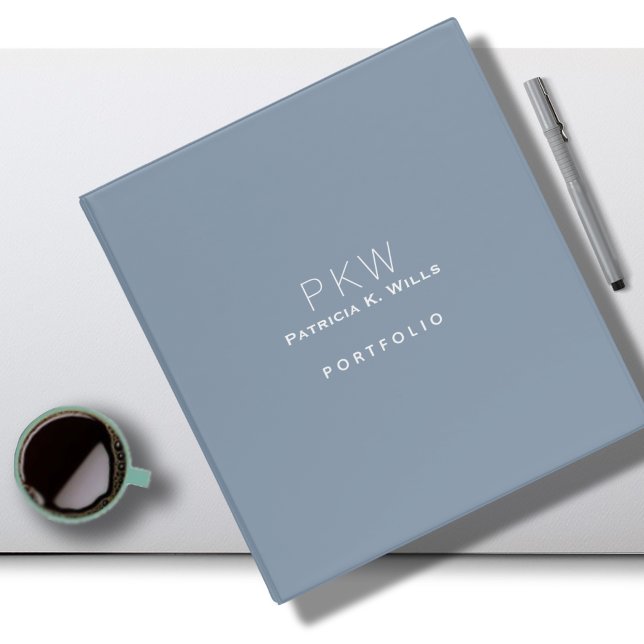 Dusty Blue Portfolio Binder (Creator Uploaded)