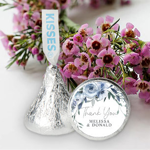 Dusty Blue Roses Flowers Wedding Favor