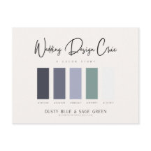 Dusty Blue Sage Green Color Palette with Hex Codes