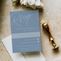 Dusty Blue | Script Watermark Meal Choice
