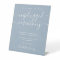 Dusty Blue Signature Script Unplugged Ceremony