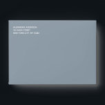 Dusty Blue Simple Minimalist Colored Envelope<br><div class="desc">Dusty Blue Simple Minimalist Envelope for Wedding,  Birthday,  Bridal Shower,  Baby Shower or Other Special Occasions.</div>