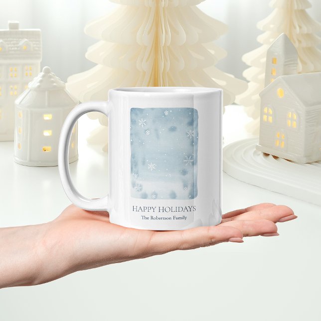 Dusty Blue Snowflake Coffee Mug (Creator Uploaded)