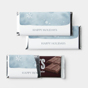Dusty Blue Snowflake Hershey Bar Favors