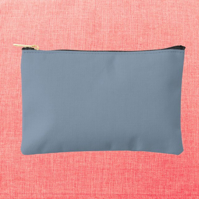 Dusty Blue Solid Color Accessory Pouch (Creator Uploaded)