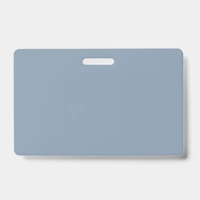 Dusty Blue Solid Color Badge (Front)