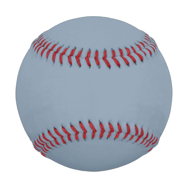 Dusty Blue Solid Color Baseball (Front)