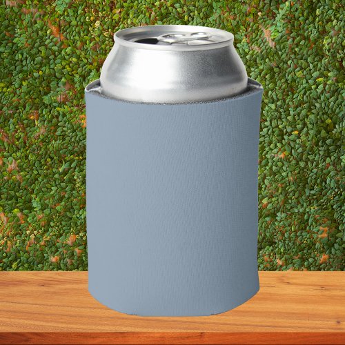 Dusty Blue Solid Color Can Cooler