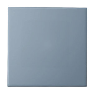 Dusty Blue Solid Color Ceramic Tile