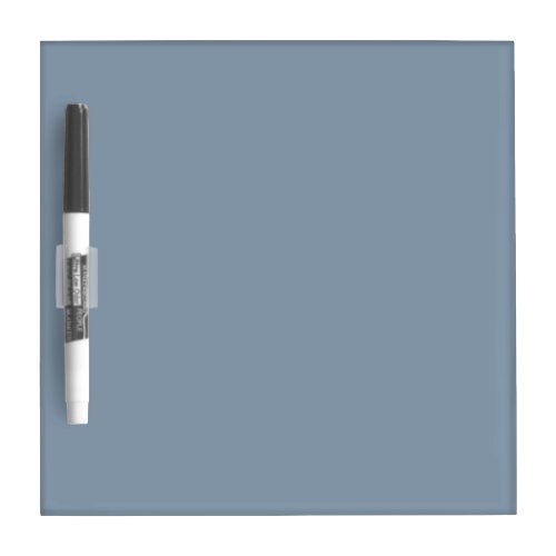 Dusty Blue Solid Color Dry Erase Board