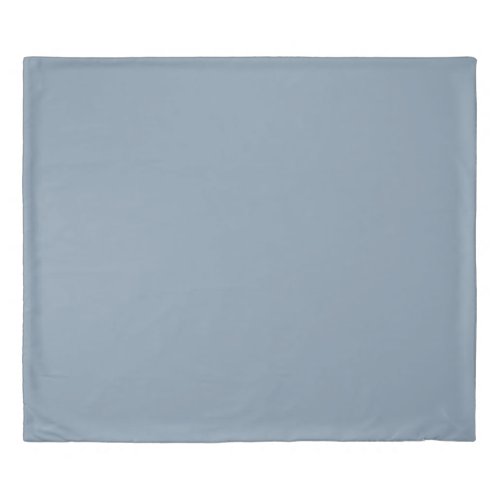 Dusty Blue Solid Color Duvet Cover