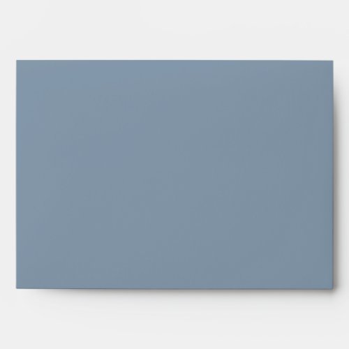 Dusty Blue Solid Color Envelope