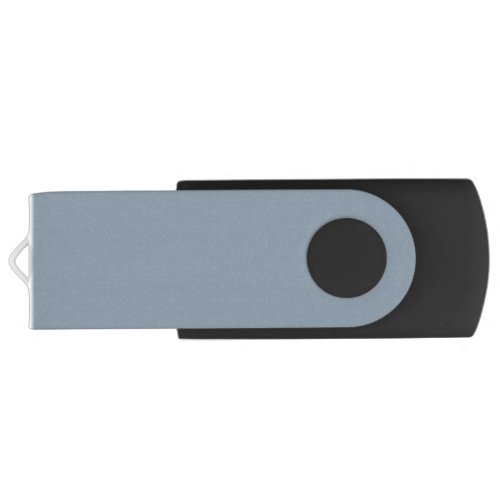 Dusty Blue Solid Color Flash Drive