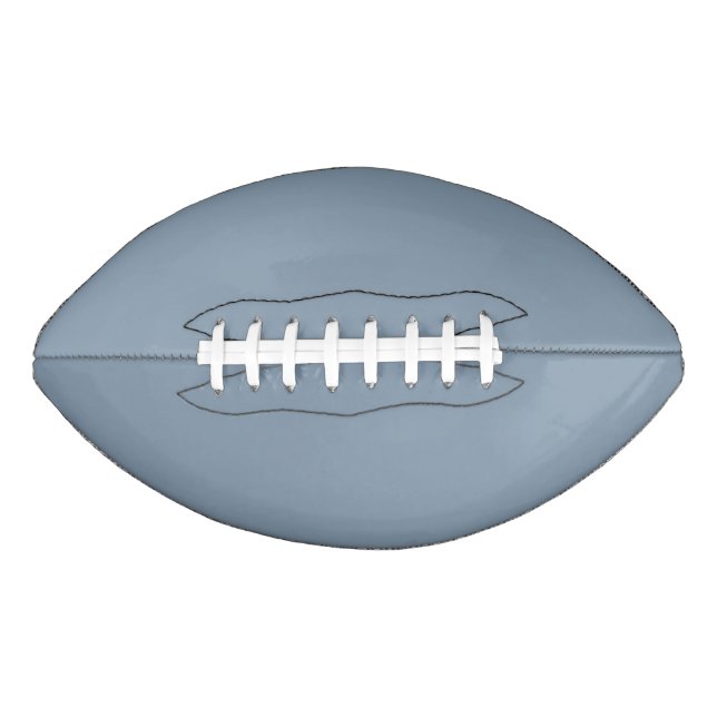Dusty Blue Solid Color Football (Front)
