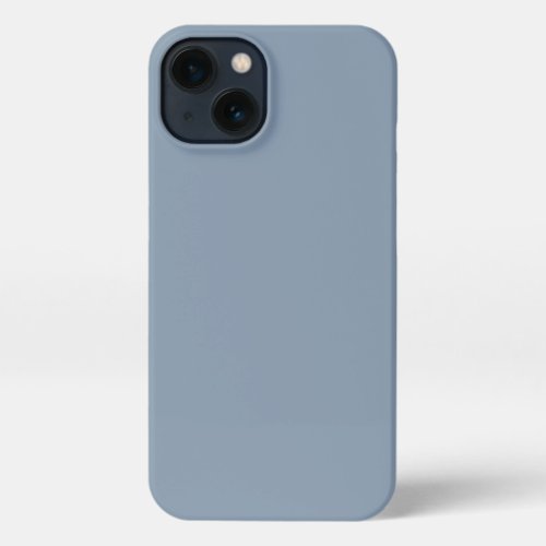 Dusty Blue Solid Color iPhone 13 Case