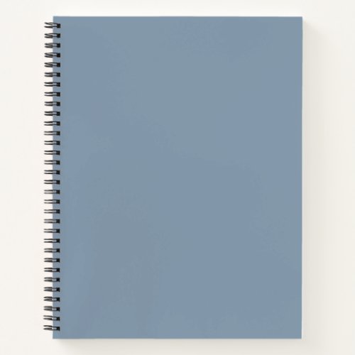 Dusty Blue Solid Color Notebook
