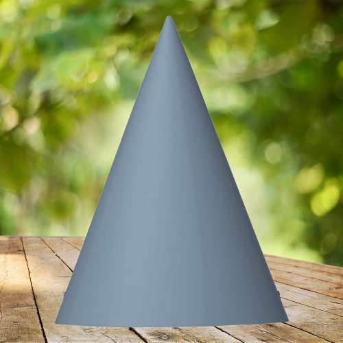 Dusty Blue Solid Color Party Hat