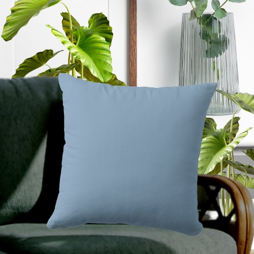 Dusty Blue solid color pillow