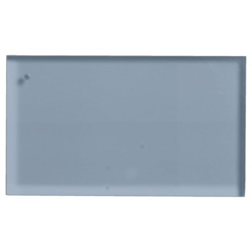 Dusty Blue Solid Color Place Card Holder