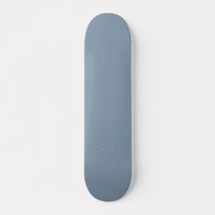 Dusty Blue Solid Color Skateboard