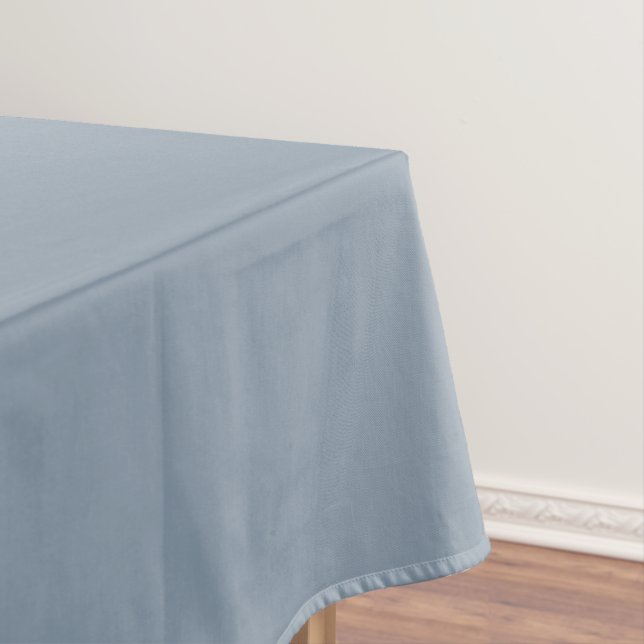 Dusty Blue Solid Color Tablecloth (In Situ)