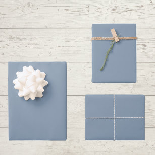 Solid Sky Blue Color Wrapping Paper by Colors by Kendall