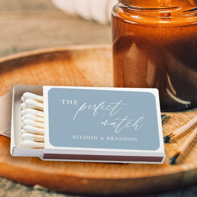 Dusty Blue The Perfect Match Wedding Matches (Creator Uploaded)