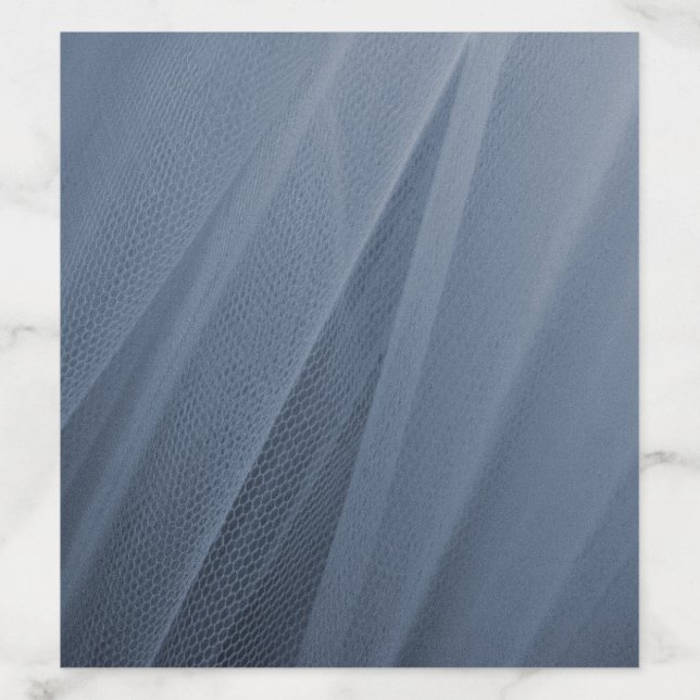 Dusty Blue Tulle Texture Envelope Liner (Design)