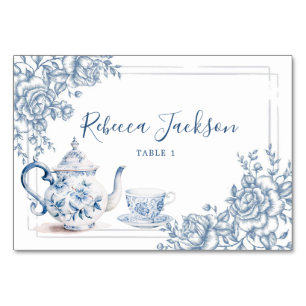 Dusty Blue Victorian Garden Afternoon Tea Table Nu Number
