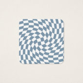 Dusty Blue Wedding Collection Check Checkered    (Front)