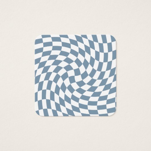 Dusty Blue Wedding Collection Check Checkered    (Front)