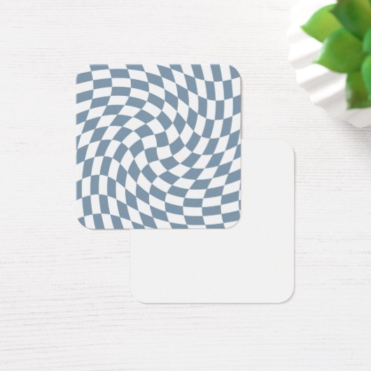 Dusty Blue Wedding Collection Check Checkered    (Desk)