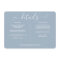 Dusty Blue Wedding Details Information