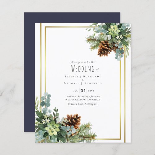 Dusty Blue Wedding Eucalyptus Greenery Budget