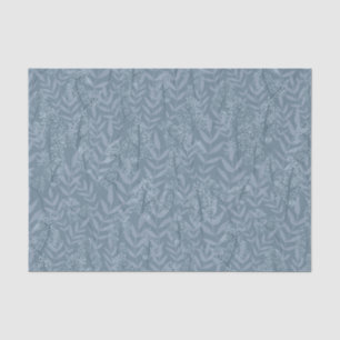 Dusty Blue Wedding Vintage Botanical Tissue Paper