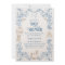 Dusty Blue Whimsical Floral Baby Shower