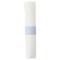 Dusty Blue White Cross Boy Baptism Napkin Band