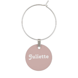 Dusty Blush Wine Charm