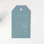 Dusty Boho | Blue and Green Wedding Welcome Gift Tags