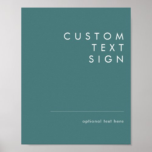 Dusty Boho  Green Cards and Gifts Custom Sign