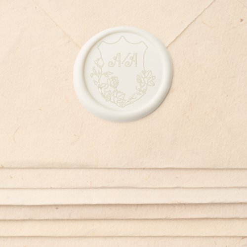 Dusty Burgundy Magnolia Wedding Set  Wax Seal Sticker