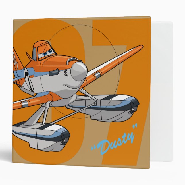 Dusty Character Art 3 Ring Binder (Front/Inside)