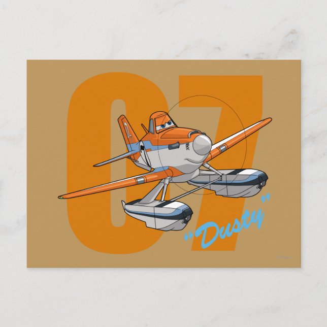 Dusty Character Art Postcard (Front)