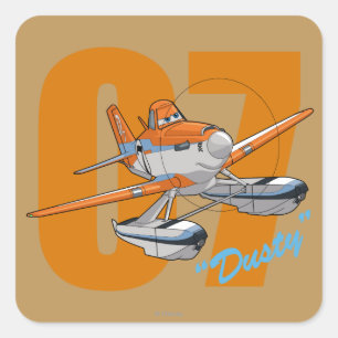 Dusty Character Art Square Sticker