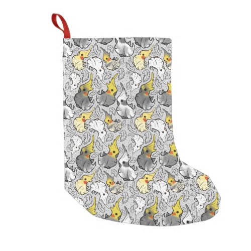 Dusty Cockatiels Christmas Stocking