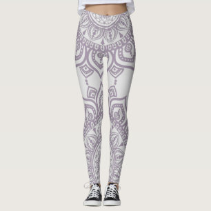Dusty color of passion fruits Yoga workout purple  Leggings