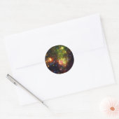 Dusty death of massive star NASA Classic Round Sticker (Envelope)
